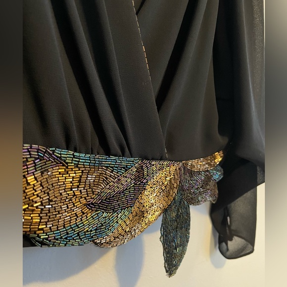 Vintage Denise Fashions 1980s Blouse | Size M/L - Picture 3 of 7